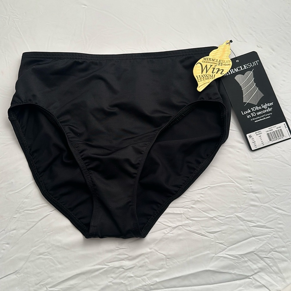 Miraclesuit Black Basic Bikini Bottom